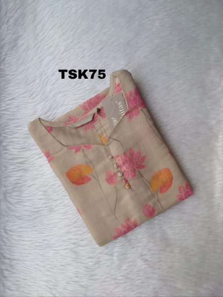 TISSSUE SILK KURTI -TSK75