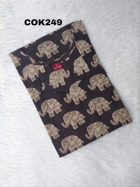 KALAMKARI COTTON KURTI-COK249