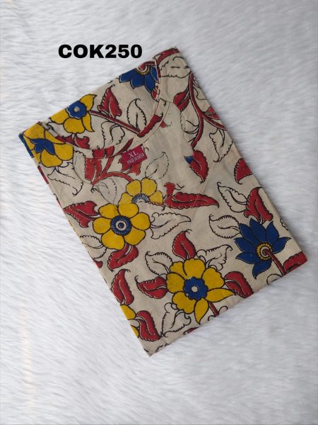 KALAMKARI COTTON KURTI-COK250