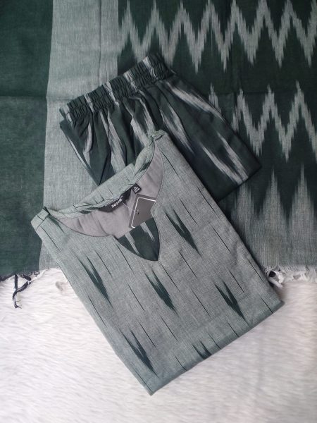 IKKAT COTTON SALWAR SET -SS514