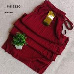 IMPORTED PALAZOO-MAROON