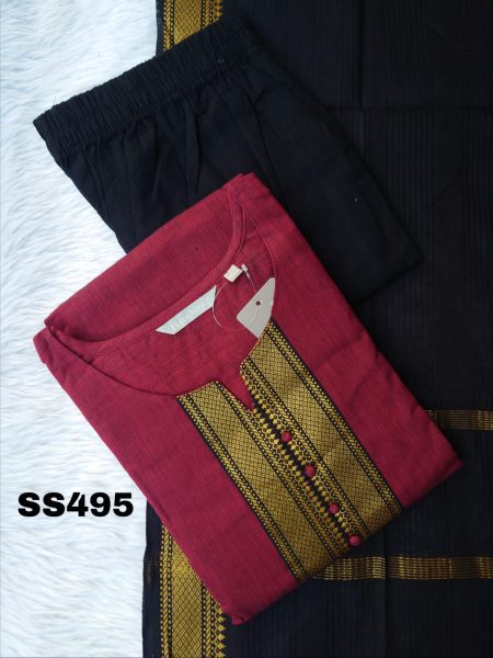 Mangalagiri Cotton Salwar  Set-SS495