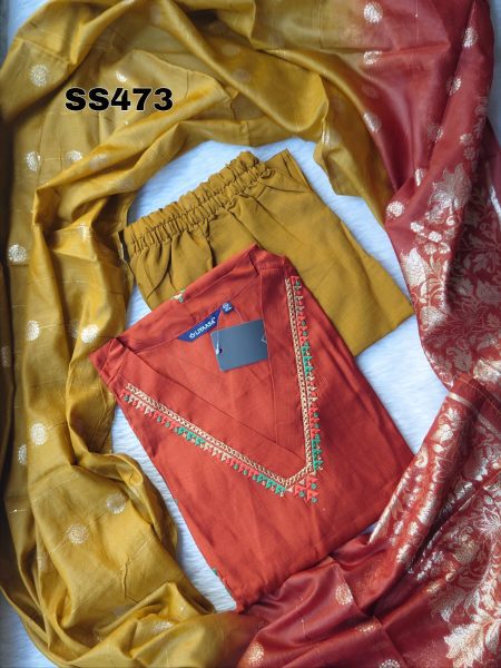 VARTICAN SILK SALWAR SET -SS473