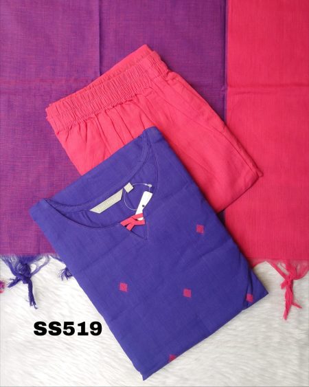 HANDLOOM DOBBY COTTON SET -SS519
