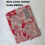 OFFICE WEAR KURTI(LINEN SLUB COTTON)-OW262