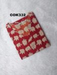 KALAMKARI COTTON KURTI-COK332