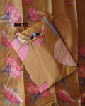 TUSSAR SILK KURTI WITH DUPATTA- BA70