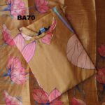 TUSSAR SILK KURTI WITH DUPATTA- BA70