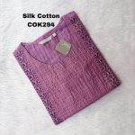 SILK COTTON KURTIS- COK294