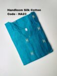 HANDLOOM SILK COTTON KURTI -HA23
