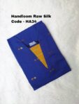 HANDLOOM RAW SILK KURTI -HA34