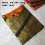 RAW SILK KURTI -HA42