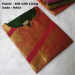 RAW SILK KURTI -HA43
