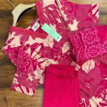 V Neck Vatican Silk Set - VS05