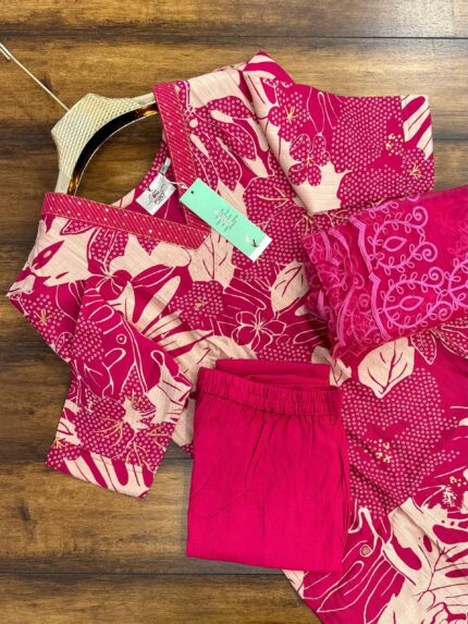 V Neck Vatican Silk Set - VS05