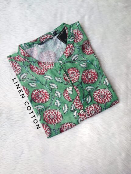 LINEN COTTON KURTI -LC01