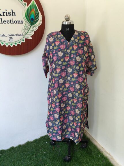 SEQUENCE COTTON KURTI -LZ21