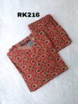 COTTON KURTI SET-RK216