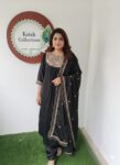 VELVET ORGANZA SALWAR SET -SS275