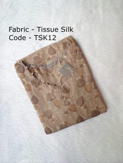 TISSUE SILK KURTI -TSK12