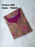 TISSUE SILK KURTI -TSK20