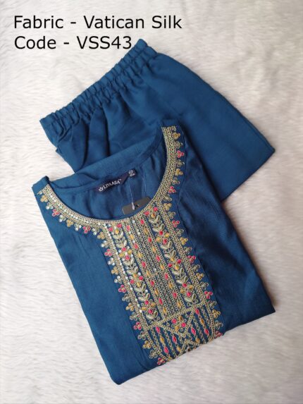 VATICAN SILK KURTI SET -VSS43