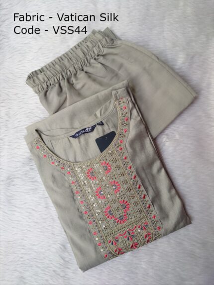 VATICAN SILK KURTI SET -VSS44
