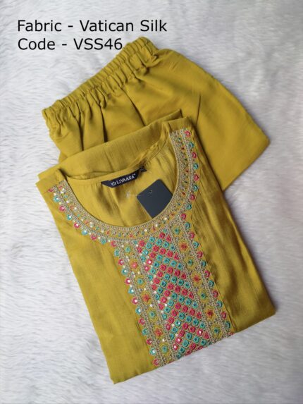 VATICAN SILK KURTI SET -VSS46