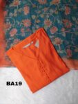 VARTICAN SILK KURTI WITH KALAMKARI DUPPATTA -BA19