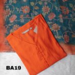 VARTICAN SILK KURTI WITH KALAMKARI DUPPATTA -BA19