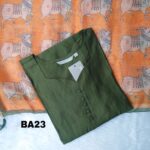 VARTICAN SILK KURTI WITH KALAMKARI DUPPATTA -BA23