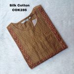SILK COTTON KURTIS- COK286