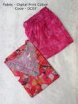 DIGITAL COTTON KURTI SET-DC07