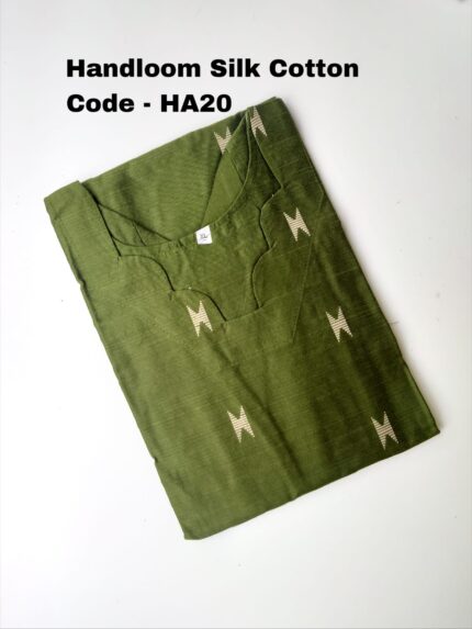 HANDLOOM SILK COTTON KURTI -HA20