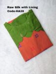 HANDLOOM RAW SILK KURTI -HA28