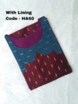 HANDLOOM RAW SILK KURTI -HA50