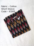 IKKAT COTTON KURTI-IC005
