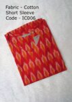 IKKAT COTTON KURTI-IC006