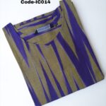 IKKAT COTTON KURTI-IC014