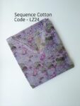SEQUENCE COTTON KURTI -LZ24