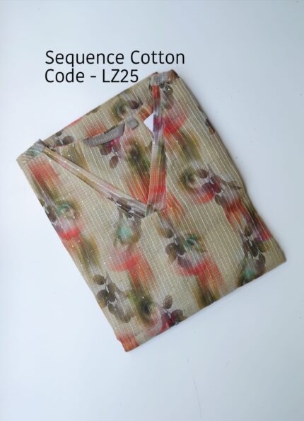 SEQUENCE COTTON KURTI -LZ25