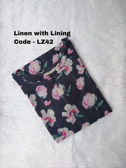 LINEN COTTON KURTI -LZ42