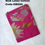 OFFICE WEAR KURTI(LINEN SLUB COTTON)-OW265