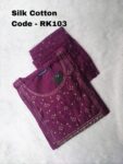SILK COTTON KURTI -RK103