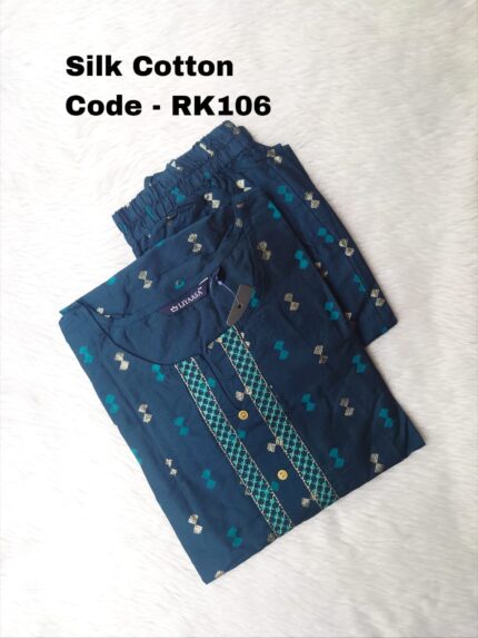 SILK COTTON KURTI -RK106