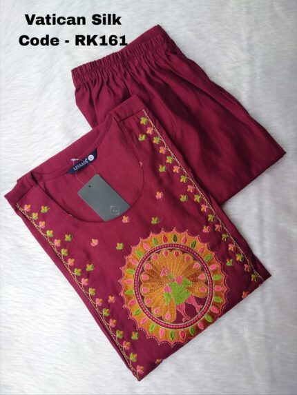 VATICAN SILK KURTI SET-RK161