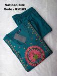 VATICAN SILK KURTI SET-RK163