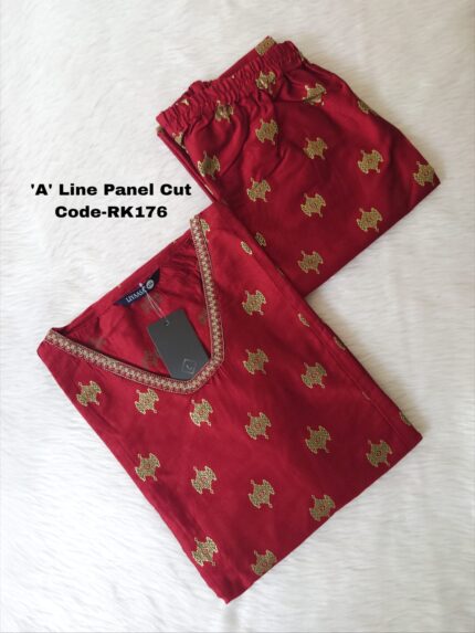 SILK KURTI SET-RK176