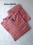 COTTON KURTI SET-Rk303