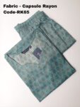 CAPSULE RAYON KURTI -RK65
